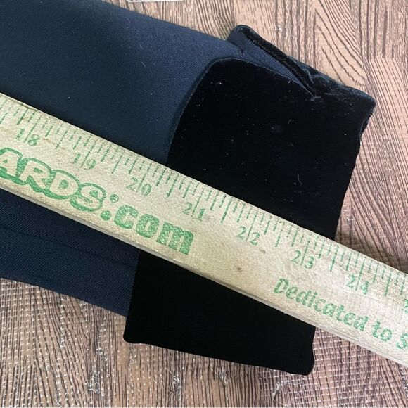 Myrene De Premonville Paris Vintage Double Breast Blazer Velvet Trim Gold Button - Picture 8 of 12